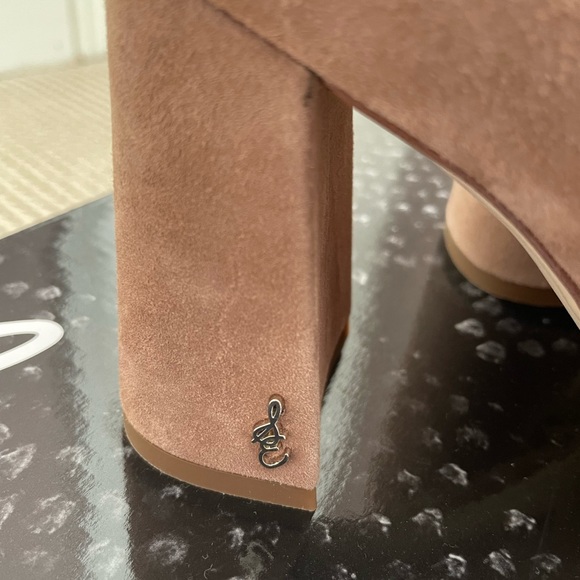BN Sam Edelman Codie Ankle Bootie - Suede/Praline - Picture 10 of 10